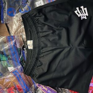 Eric Emanuel Black Shorts with Signature Logo